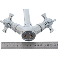 Смеситель для кухонной мойки Haiba латунь, с высоким поворотным изливом, хром HB4624