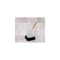 Стакан для зубных щеток WasserKRAFT Amper K-5428BLACK K-5428B