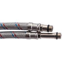 Подводка СТМ для смесителя, сталь, 1/2xM10x 60 см, пара CWFHS060