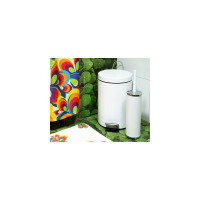 Щетка для унитаза WasserKRAFT K-1027WHITE напольная K-1027W