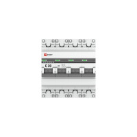 Автоматический выключатель EKF PROxima ВА 47-63 4P, 20А, 4,5kA mcb4763-4-20C-pro
