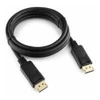 Кабель Cablexpert DisplayPort, 1.8м, 20M/20M, пакет, черный экран CC-DP-6