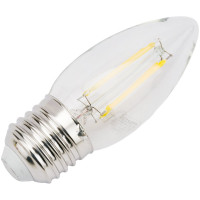 Светодиодная лампа General Lighting Systems Филамент прозрачный E27 7Вт 230В 510Лм 4500К Нейтральный белый свет Свеча GLDEN-CS-7-230-E27-4500 646800