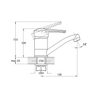 Смеситель для кухни Solone SIT4-B182