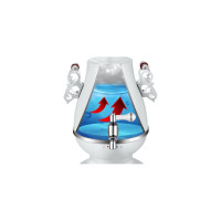 Самовар Centek белый+рисунок, 4.0л CT-0091 A