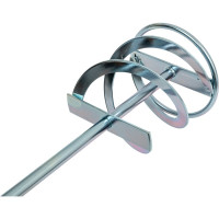 Миксер оцинкованный для красок и штукатурных смесей (60x400 мм; шестигранный хвостовик 8 мм) DENZEL 848437