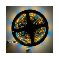 Лента светодиодная General Lighting Systems GLS-5050-60-14.4-12-IP20-RGB+3, 5 метров, 14,4Вт/м, 12В, SMD5050, 10мм, 60 диодов/м, 12 Лм/чип, IP20, красный/зеленый/синий + теплый белый 503801