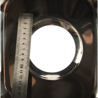 Мойка SINKLIGHT нержавеющая сталь, врезная, квадрат 380х380 0.6/160 выпуск 3 1/2 глянец 72010