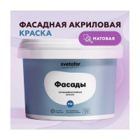 Краска Светофор F25 фасадная Супербелая 1,4 кг ЗОР00007306
