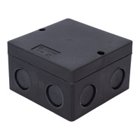 Ультрафиолетостойкая коробка KOPOS для О/П Черная IP66 KSK 100_FA