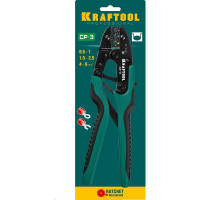 Пресс-клещи KRAFTOOL CP-3 0.5 - 6 мм2, для изолированных наконечников и соединительных муфт 45461-3