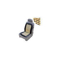 Массажная накидка на сиденье SKYWAY Massage-01 бамбук/полиэстер, черно-бежевый S01302035