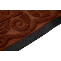 Придверный коврик Рыжий кот с подложкой из ПВХ, полиэстер 008454