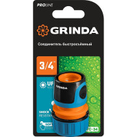 Соединитель быстросъёмный для шланга PROLine TC-34 3/4" Grinda 8-426426_z01