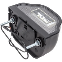 Фонарь подсветки номерного знака ДАЛИ-авто LED, черный, волна, 12/24 В DA-01890
