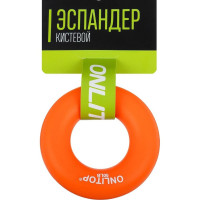 Кистевой эспандер ONLITOP 6.5 см, нагрузка 25 кг, оранжевый 3791403
