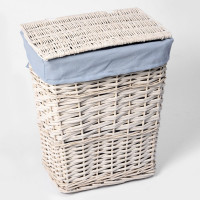 Плетеная корзина для белья с крышкой Липпе (Lippe) WasserKraft WB-450-L