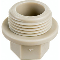 Заглушка пробка RTP PN25 с резьбой 3/4, серая 10916