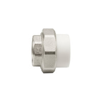 Комбинированная муфта VRT разъемная, внутренняя, 32х1", EVER plast, белый 515102