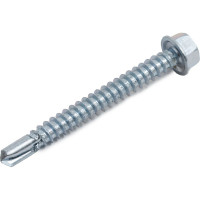 Кровельный саморез КРЕП-КОМП цинк 7мкм, без шайбы, 5.5х51, 200 шт. скбш5551ф