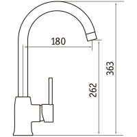 Смеситель UKINOX Сталь UM2102 SS