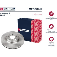 Тормозной диск передний Audi A4 B8 07- / A5 8T 07- / Q5 8R 08- MARSHALL M2000611