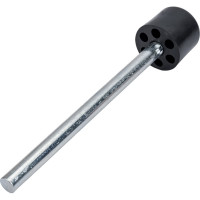 Дверной забивной ограничитель Левша 220 мм, черный У4-9563.Ч