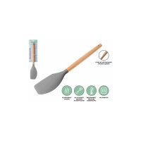 Силиконовая лопатка PERFECTO LINEA EcoVillage серая 21-326114