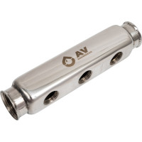 Коллектор AV Engineering 1/2х3 выхода, двухсторонний AVE155018