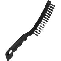 Щетка по металлу vertextools с пластиковой ручкой, 4-ряд 1212-03