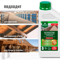 Антисептик усиленный невымываемый  PROSEPT ULTRA MAX концентрат 1:10 1 кг кг077-1