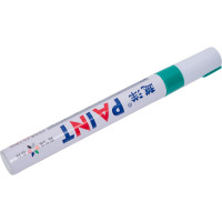 Маркер-краска по металлу Flysea Paint Marker FS-110 с наконечником 2-4 мм, зеленый FS-110-green