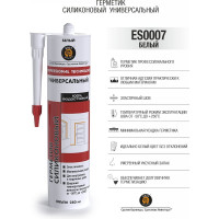 Универсальный силиконовый герметик EAST BRAND кислотный, белый, 280 мл ES0007