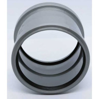 Муфта Flextron двухраструбная D 110 мм, для внутренней канализации 141129
