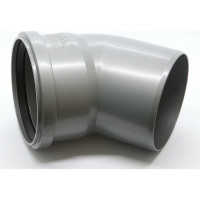 Отвод Flextron D 110 мм 45 градусов, для внутренней канализации 141123