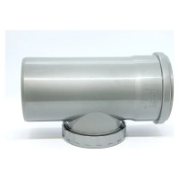 Ревизия с крышкой Flextron D 110 мм для внутренней канализации 138863