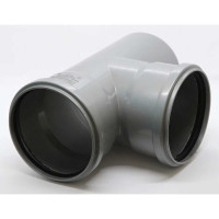 Тройник Flextron D 110 мм 87,5 градусов для внутренней канализации 139151