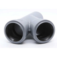 Тройник Flextron D 50 мм 45 градусов, для внутренней канализации 141139