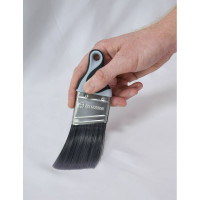Плоская кисть Rollingdog DETAIL PRO с короткой ручкой, 50 мм, угловой срез 10289