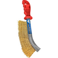 Щетка по металлу vertextools с пластиковой ручкой 1212-01