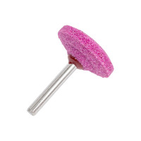 Насадка абразивная шлифовальная дисковая с закруглением, 40х12 мм AV Steel AV-801812