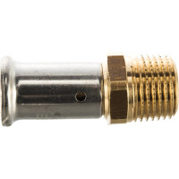 Муфта-пресс HENCO латунь, НР16x1/2, 17P-1604