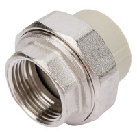 Комбинированная муфта VALFEX PP-R серая, разъем 32х1 дюйма ВР 10155025Г 127-0336