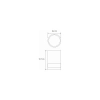 Стакан для зубных щеток WasserKRAFT Inn K-4328