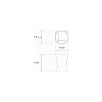 Стакан для зубных щеток WasserKRAFT Amper K-5428BLACK K-5428B