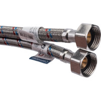 Подводка СТМ для смесителя, сталь, 1/2xM10x 60 см, пара CWFHS060