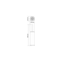 Щетка для унитаза WasserKRAFT K-1027WHITE напольная K-1027W