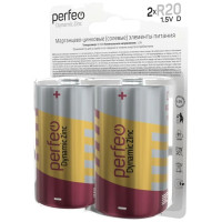 Солевая батарейка PERFEO R20 2 шт. блистер 30009801