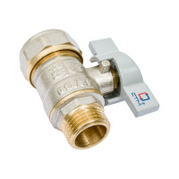 Шаровой кран для воды СТМ СТАНДАРТ 20х1/2", ц/ш, бабочка CWPM1220