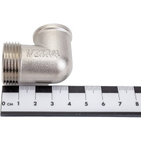 Переходной уголок СТМ 3/4"x1/2", штуцер-гайка CRL34M12